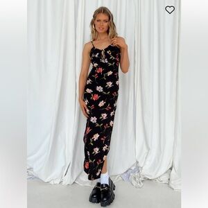 Bradley Maxi Dress Black Multi